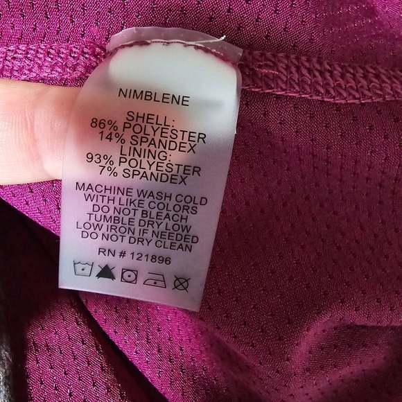 Title Nine Skort Women 2 Purple Swingtastic Stretch Zip Pocket Active Tenniscore - Picture 8 of 12